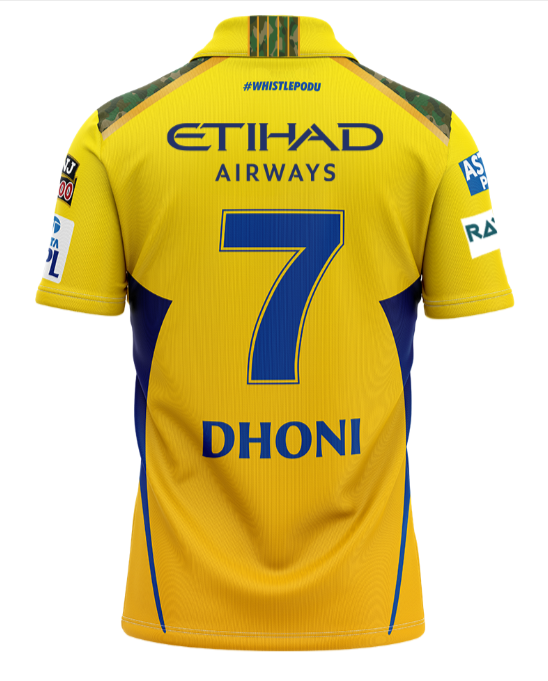 CSK's Jersey Sponsors for IPL 2025